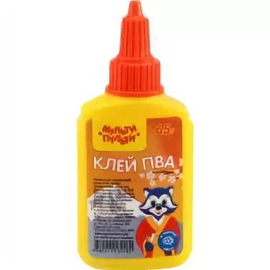 картинка Клей ПВА, 65 гр, "Енот в Японии", Мульти-Пульти, КЛ_15028 от магазина Альфанит в Кунгуре