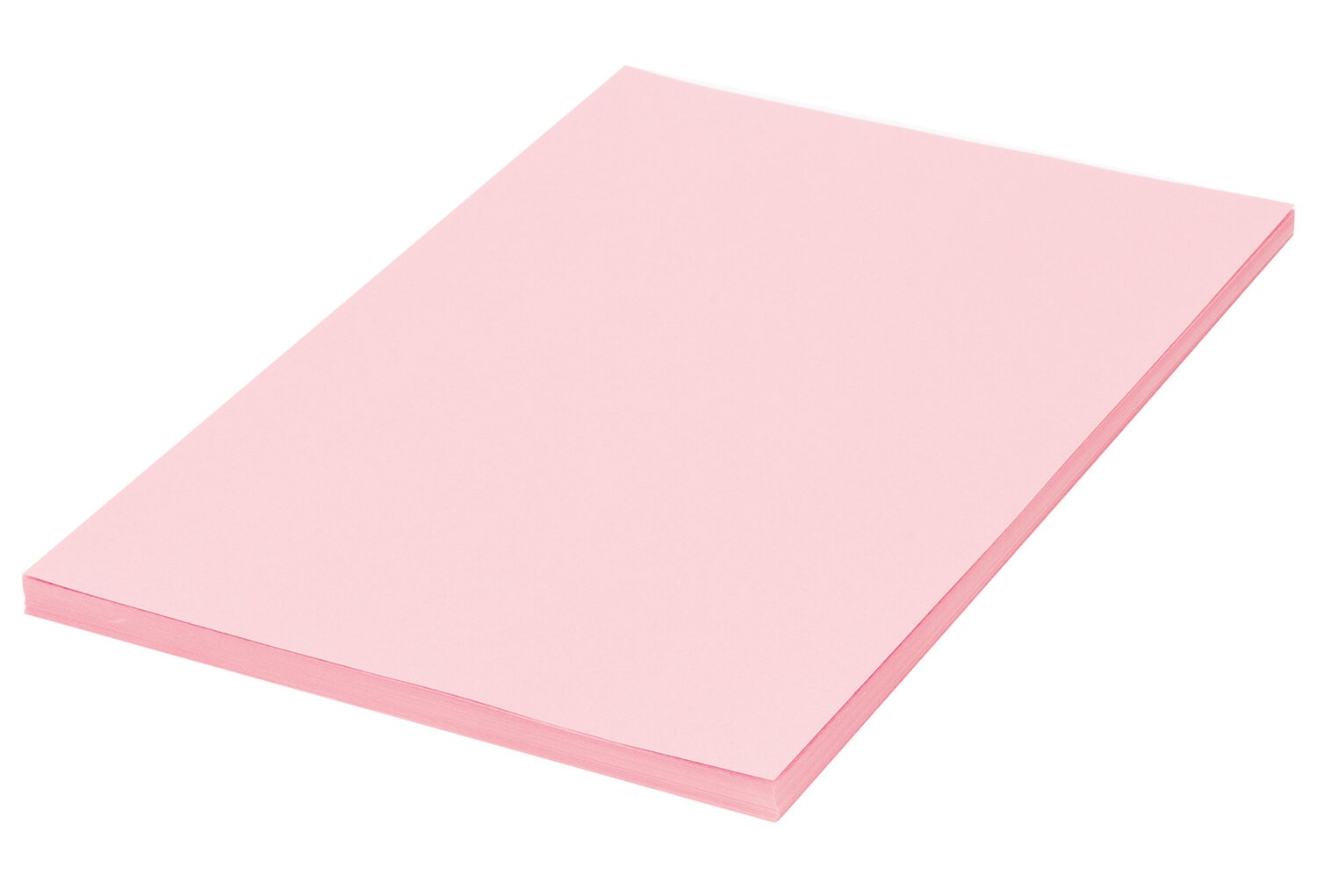 картинка Бумага офисная цветная, А4, 100 л, 80 г/м2, розовая пастель, BRAUBERG, 112447 от магазина Альфанит в Кунгуре