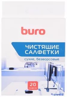 картинка Салфетки чистящие, 20 шт, "BU-Udry", Buro от магазина Альфанит в Кунгуре