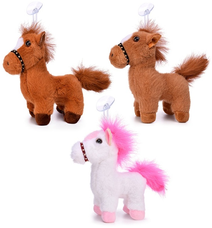 картинка Игрушка мягкая, 15*14 см, ассорти, "Лошадка", Мишуткин, M1524 от магазина Альфанит в Кунгуре