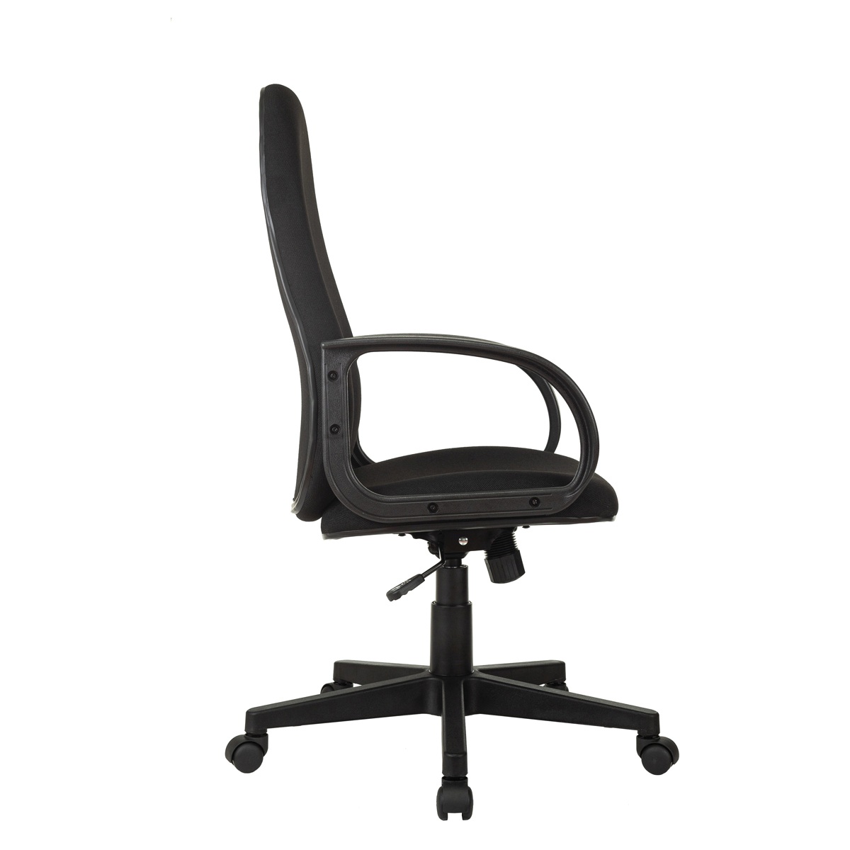 картинка Кресло руководителя Helmi "HL-E88", до 120 кг, ткань, черный, механизм качания, 368525 от магазина Альфанит в Кунгуре