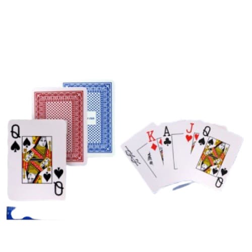 картинка Игральные карты, 2 колоды, 36 карт, пластик, "Poker Club", 2959 от магазина Альфанит в Кунгуре