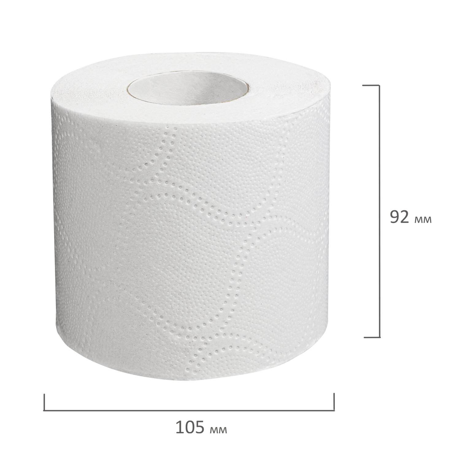 картинка Бумага туалетная, 24 шт, 2 слоя, 18,5 м, втулка, цвет белый, LAIMA, 128719 от магазина Альфанит в Кунгуре