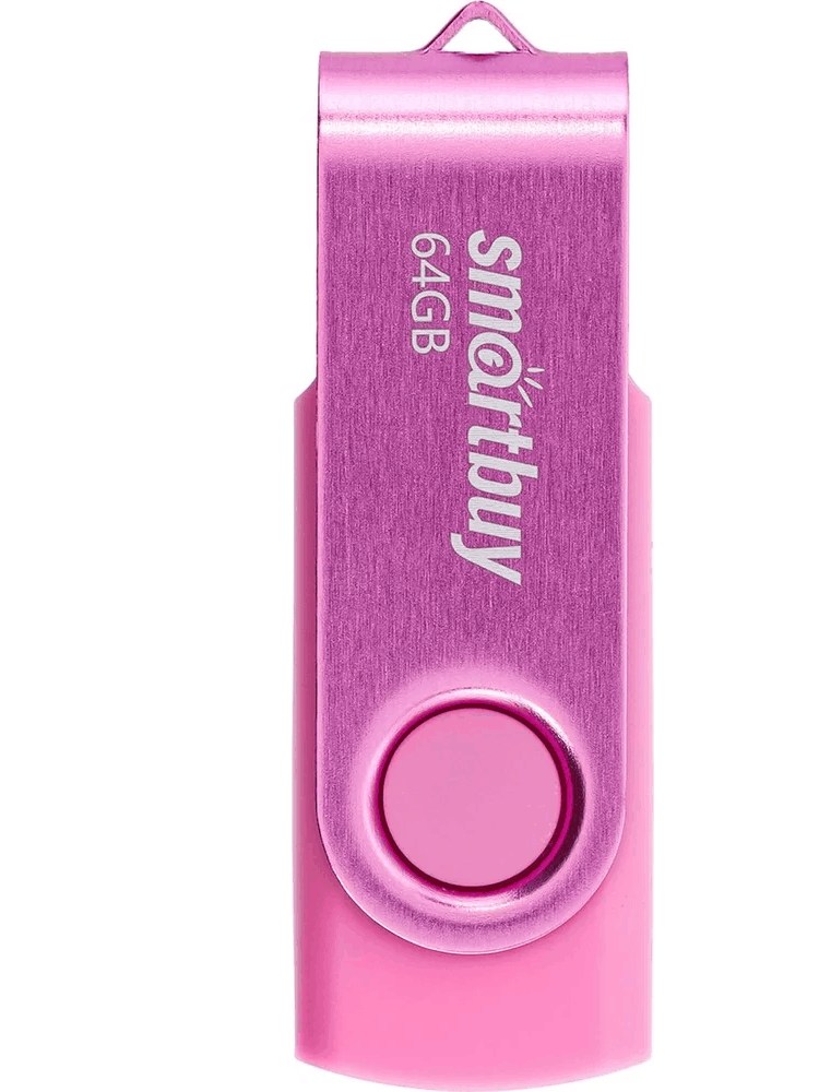 картинка Флеш-диск SmartBuy 64 GB, Twist, розовый, SB064GB2TWP от магазина Альфанит в Кунгуре