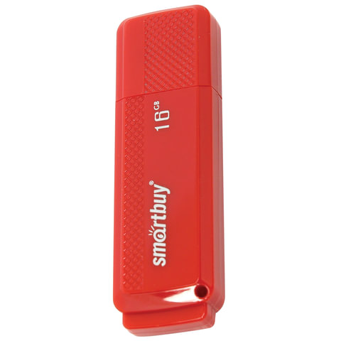 картинка Флеш-диск SmartBuy 16 GB, Dock, красный, SB16GBDK-R от магазина Альфанит в Кунгуре