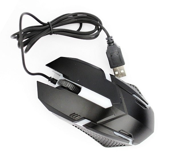 картинка Мышь проводная игровая Орбита Q52, 2400 dpi, USB, черный, подсветка от магазина Альфанит в Кунгуре