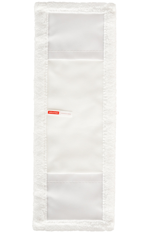 картинка Насадка для швабры, 40*10 см, микрофибра, белый, OfficeClean, 303080 от магазина Альфанит в Кунгуре