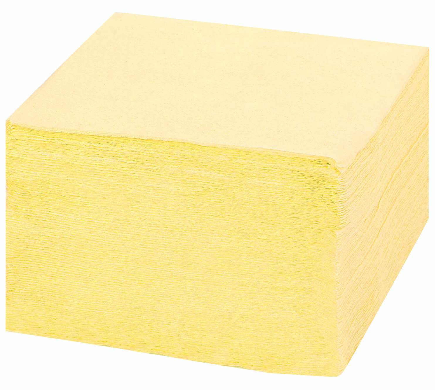 картинка Салфетки бумажные, 250 шт, 24*24 см, цвет желтый, 100% целлюлоза, LAIMA, 111948 от магазина Альфанит в Кунгуре