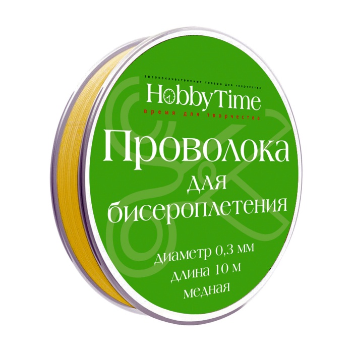 картинка Проволока для творчества, 10 м, медь, золото, Альт, 2-479/03 от магазина Альфанит в Кунгуре