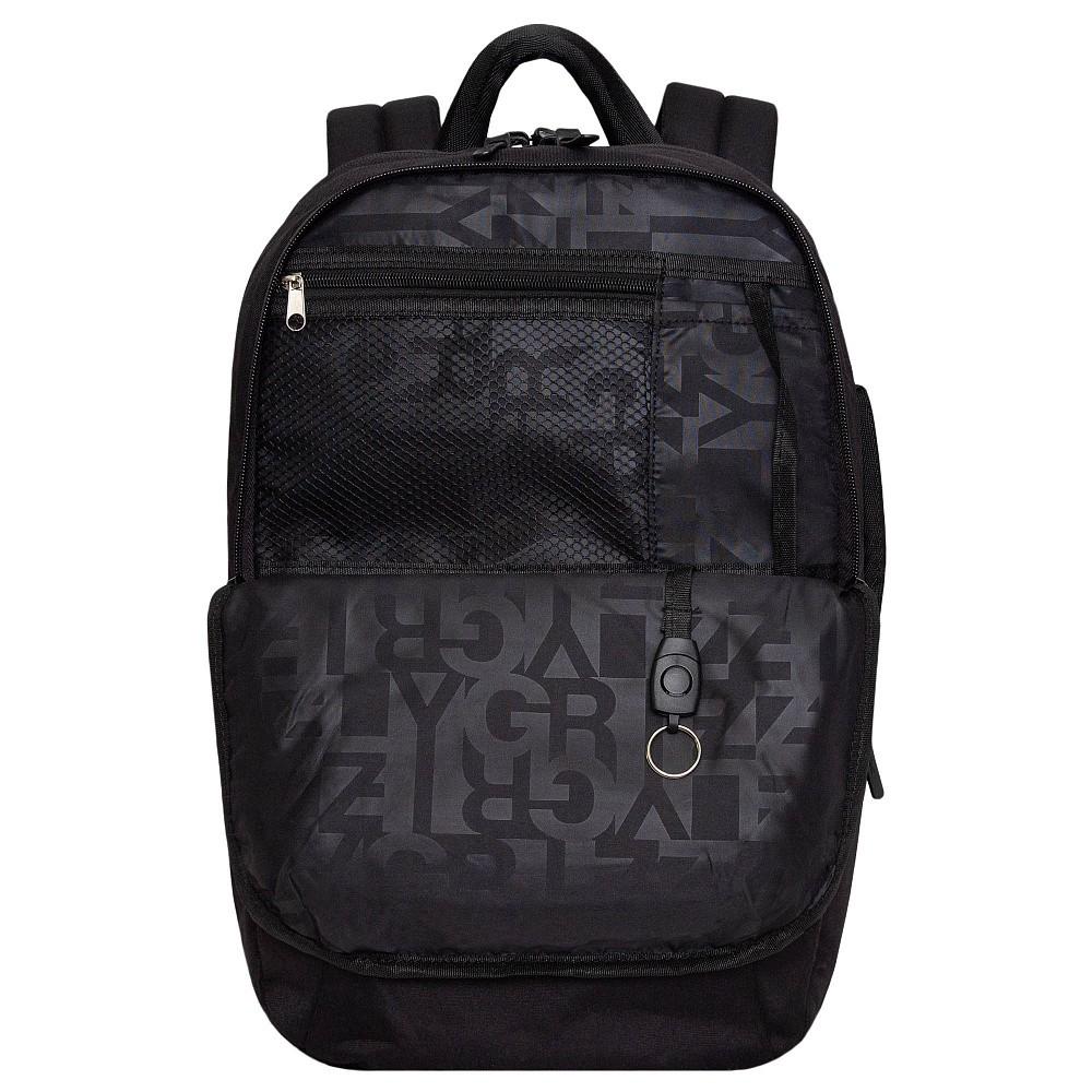 картинка Рюкзак, 3 отдела, 3 кармана, 31*44*21 см, черный, эргономичная спинка, Grizzly, RQ-406-1/1 от магазина Альфанит в Кунгуре