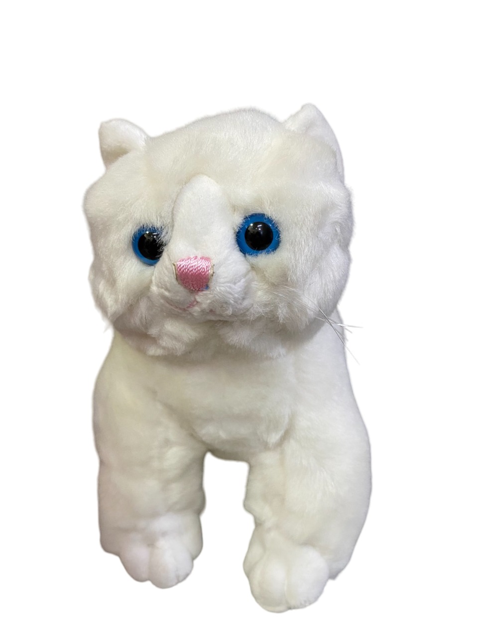 картинка Игрушка мягкая, 20 см, текстиль, белый, "Кошка", 23811-4 от магазина Альфанит в Кунгуре
