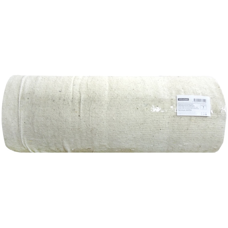 картинка Полотно холстопрошивочное, 0,75*50 м, 210 г/м2, хлопок, OfficeClean, 260704 от магазина Альфанит в Кунгуре