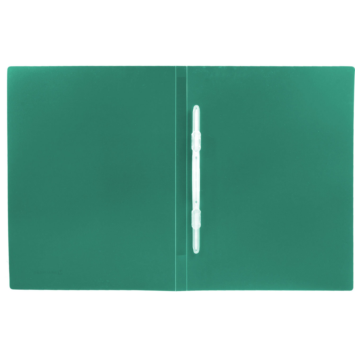 картинка Папка с пластиковым скоросшивателем, А4, корешок 0,5 мм, до 100 л, пластик, зеленый, "Office", BRAUBERG, 222642 от магазина Альфанит в Кунгуре