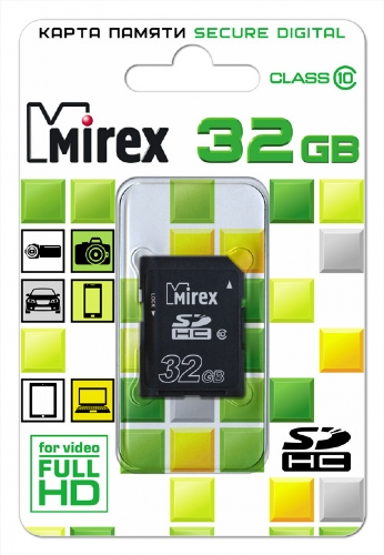 картинка Карта памяти micro-SDHC Mirex 32 GB Class 10, 13612-MC10SD32 от магазина Альфанит в Кунгуре