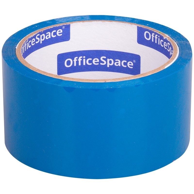 картинка Скотч цветной, 48мм*40м, d.m. 45, синий, OfficeSpace, КЛ_6290 от магазина Альфанит в Кунгуре
