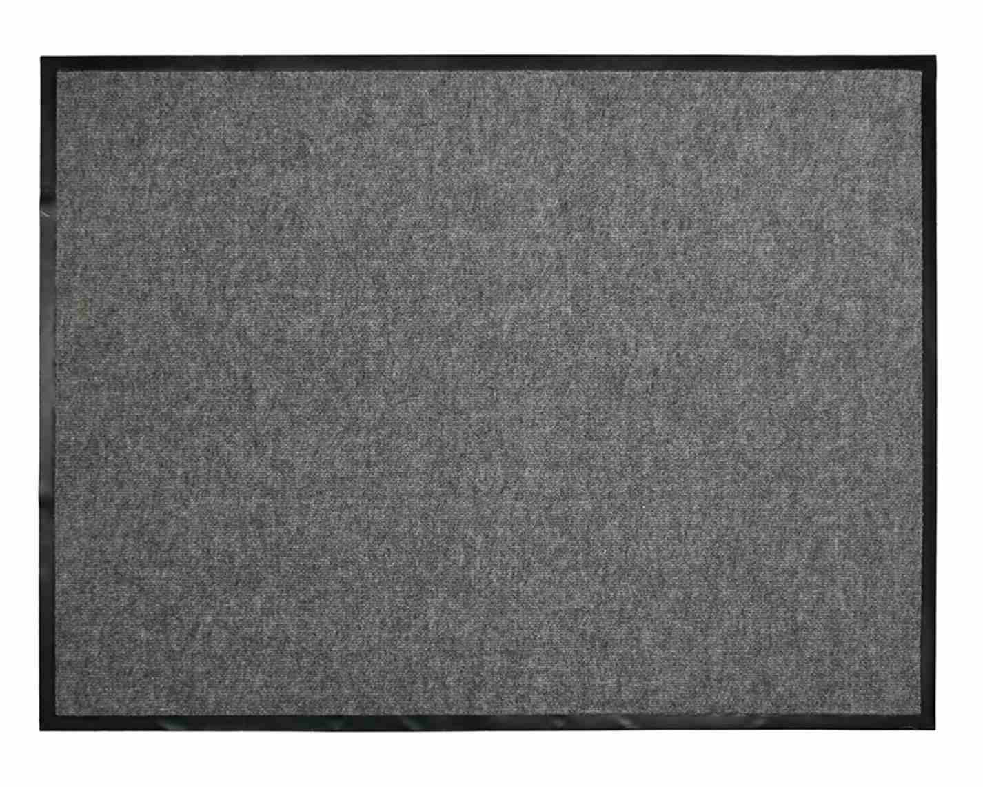 картинка Коврик входной 120*150 см, толщина 7 мм, серый, ворсовый, влаго-грязезащитный, Vortex, 22099/24201 от магазина Альфанит в Кунгуре