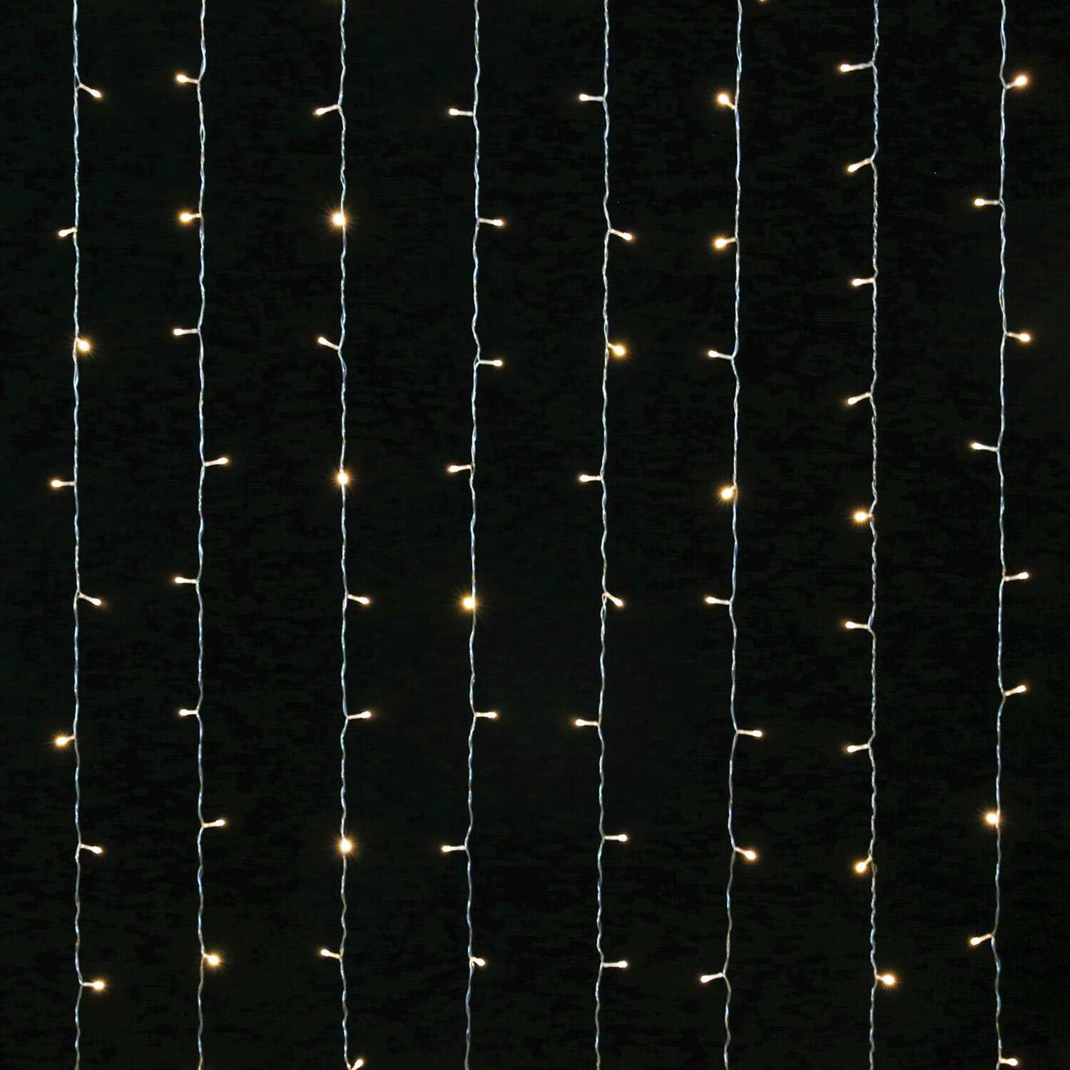 картинка Гирлянда штора, 3*2 м, 8 режимов, теплый белый, 144LED, Золотая сказка, 591350 от магазина Альфанит в Кунгуре