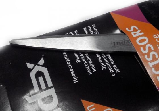 картинка Ножницы 200 мм, с резиновами вставками, Index, ISC500 от магазина Альфанит в Кунгуре