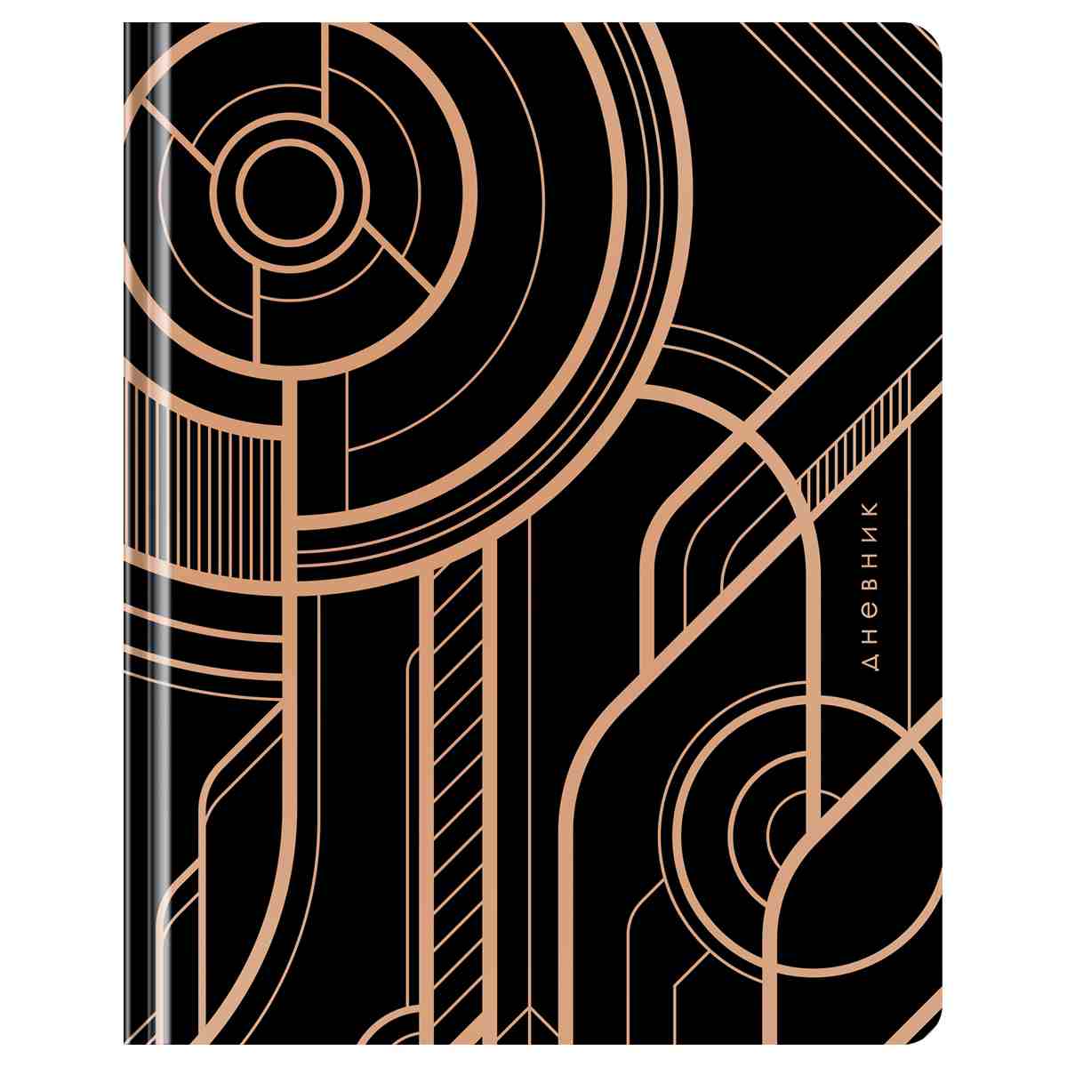картинка Дневник 1-11 кл, 48 л, твердый, ляссе, "Geometry. Black", Greenwich Line, DSK_46800 от магазина Альфанит в Кунгуре