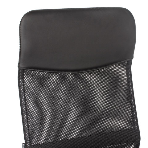 картинка Кресло офисное BRABIX "Flash MG-302", ткань/сетка, черный, с подлокотниками, 530867 от магазина Альфанит в Кунгуре